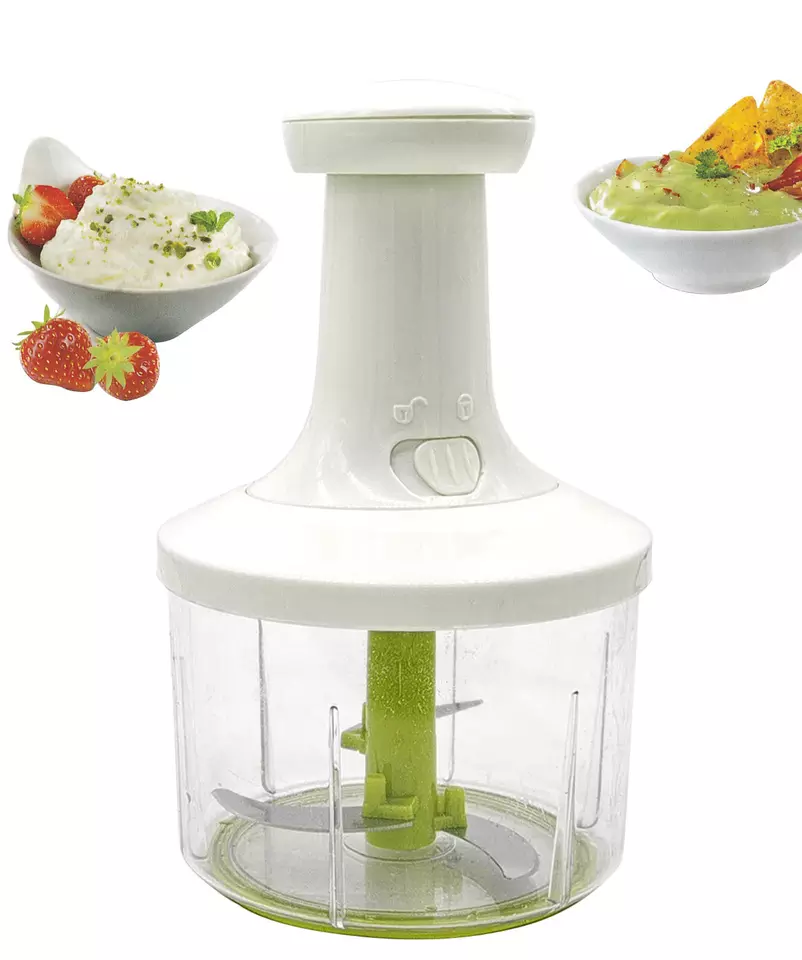 Kingwise Hand Held Salad Fruit Processor Multifunctional Manual Vegetable Chopper