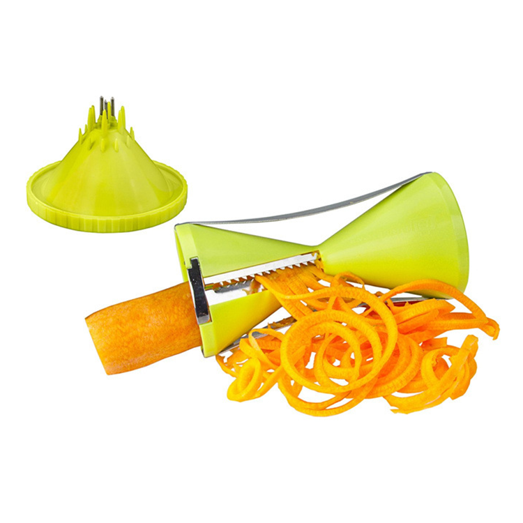 Kingwise spiral funnel shredder Kitchen Spiral Vegetable Slicer