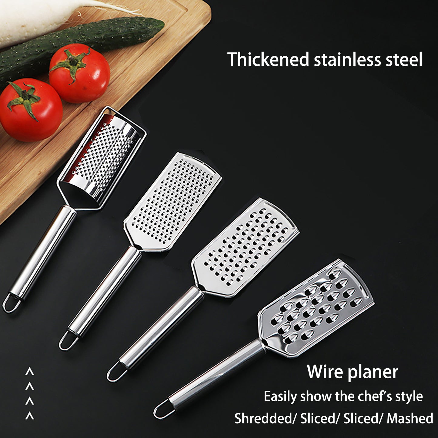 Kingwise Stainless steel Manual Vegetable Cutter Grater Speedy Slicer Dicer