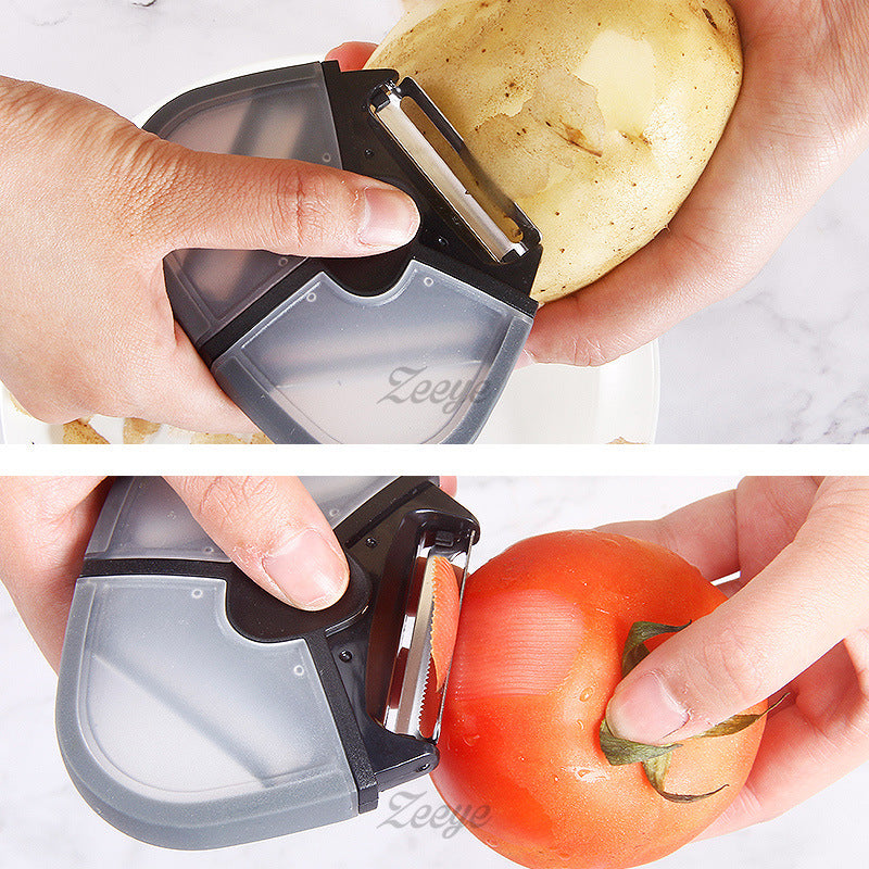 Kingwise 3 Blade Peeler Fruit and Vegetable Tomato Potato Magic trio Peeler Set