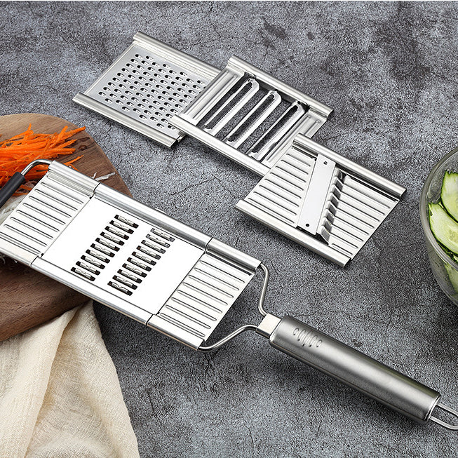 KINGWISE high quality multifunctional 4 in 1 hand stainless steel vegetable chopper