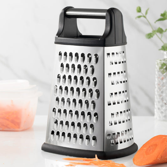 Kingwise multipurpose stainless steel manual grater for vegetables kitchen 4 in 1 vegetable cutter