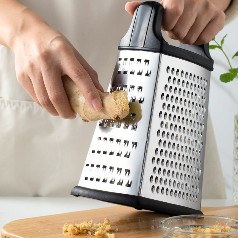 Kingwise multipurpose stainless steel manual grater for vegetables kitchen 4 in 1 vegetable cutter