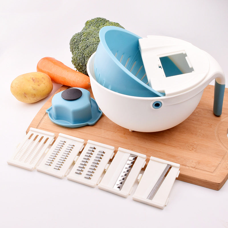 Kingwise 2023 new arrival cortador de verduras 9 in 1 vegetable chopper slicer fruit vegetable tools