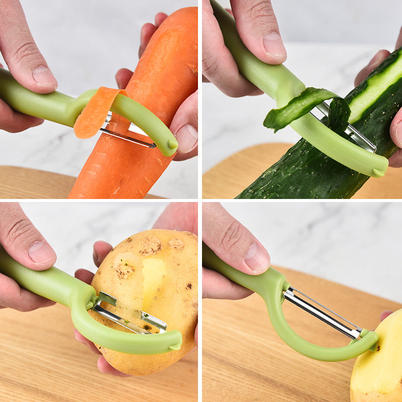 Kingwise kitchen gadgets Fruit & Vegetable parer plastic vegetable peeler