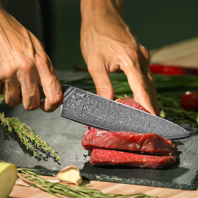 KINGWISE Piece Professional Japanese Kitchen Knives High Quality