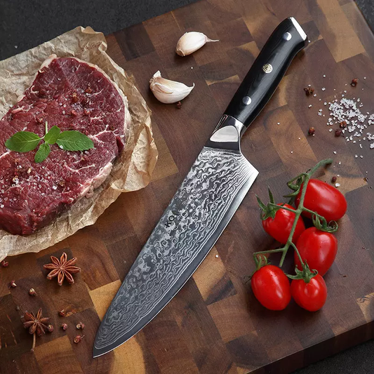 8 inch Professional Damascus Steel Chef Knife High Quality Kitchen Knife