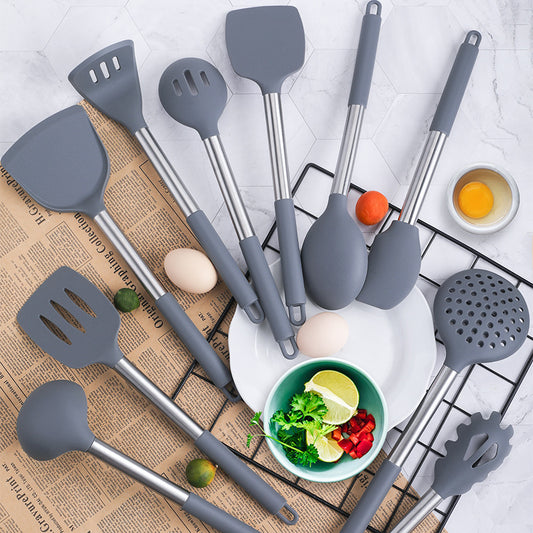 Custom Food-grade Multi-functional Non-stick Silicone Cooking Kitchenware Set