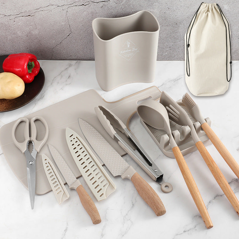 Kingwise custom house plastic unique kitchen utensils manufacturers silicone camping utensils