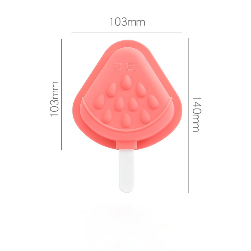 Kingwise Wholesale Cartoon Fruit Shape DIY Popsicle Silicone Mold