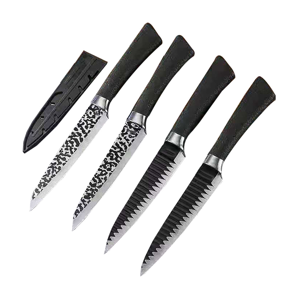 Kingwise Fruit Vegetables Knives with Plastic Handle